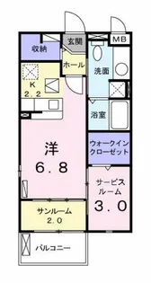 シュティル ブリーゼ【1階】の間取り