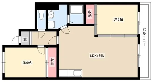 宮地興産ビル【4階】の間取り