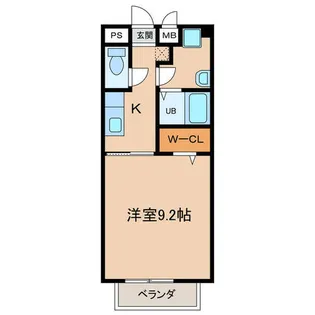 プランドールA棟【2階】の間取り