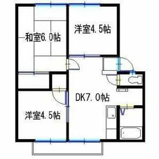 ウィンディア【2階】の間取り