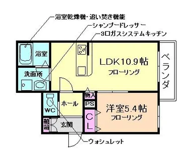 ROSE HOUSE【3階】の間取り