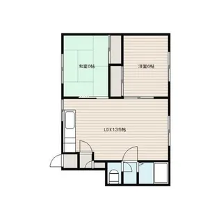 コーポ綾【2階】の間取り