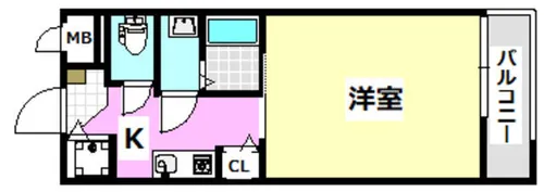 ヴィオレ茨木【301号室】の間取り