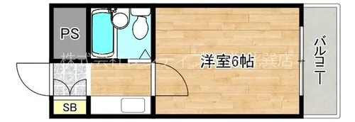 サーモコンハイツ巽北【4階】の間取り