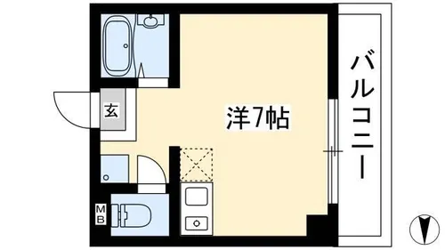 センチュリーヴィレッジ【3F号室】の間取り