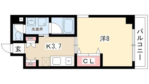 Grand Stage今池【2階】の間取り