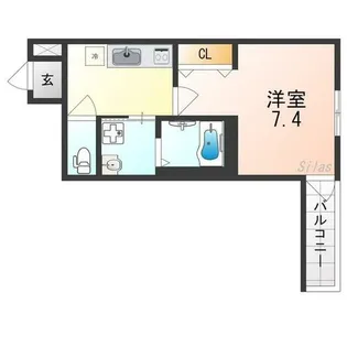 フジパレス堺長曽根町【3階】の間取り