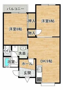 王子川コーポラス【204号室】の間取り