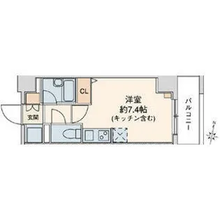 RIDGE堀田【608号室】の間取り