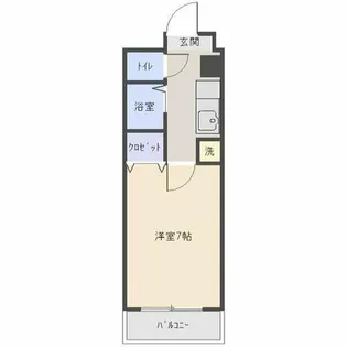LIFE壱番館【104号室】の間取り