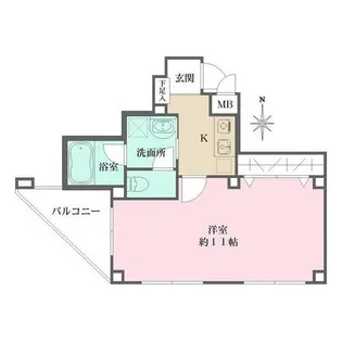STRAUSS六甲【202号室】の間取り
