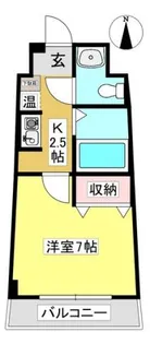 セラヴィ坂崎【908号室】の間取り