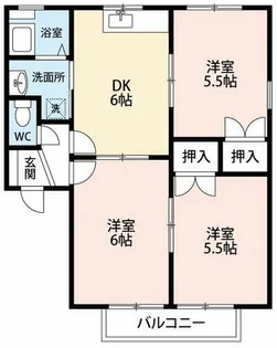 エル鈴木【202号室】の間取り