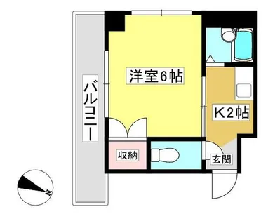 小手川マンション【301号室】の間取り