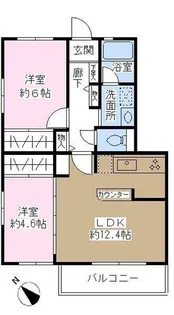 サンホープSKK【2階】の間取り
