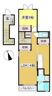 フレシール静里【2階】の間取り