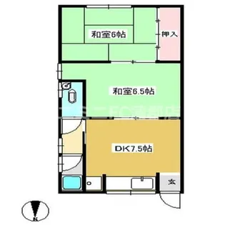 藤田英夫貸家【2F号室】の間取り