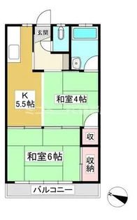 梅田アパート【103号室】の間取り