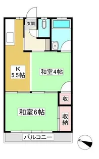 ハイツ一木【303号室】の間取り