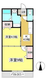 トーヨーコート アゼリア【2階】の間取り