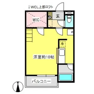 セザンヌ三谷2【2階】の間取り