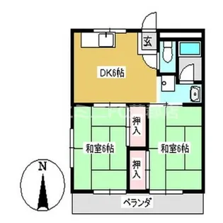 ガーデンハイツ【302号室】の間取り