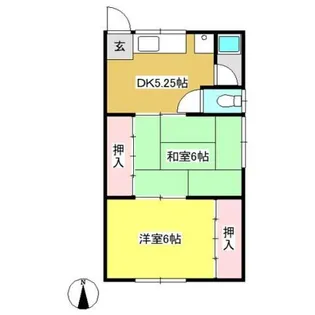 サンシャイン御幸【2階】の間取り
