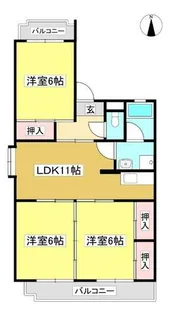 e-ホーム御幸【506号室】の間取り
