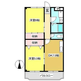 NEWマリッチ丸山【303号室】の間取り