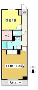 カーサ クアットロ【1階】の間取り