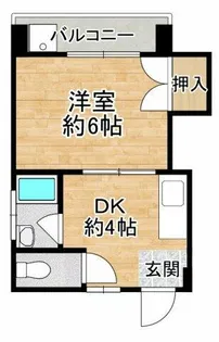 第2橋本ハイツ【401号室】の間取り