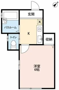 愛知県岡崎市大門3丁目【アパート】の間取り