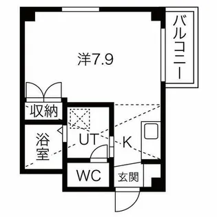エンゼル栄【3階】の間取り