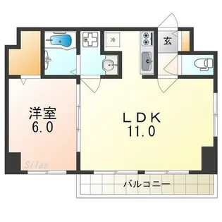 The Legend of Sakai【7階】の間取り