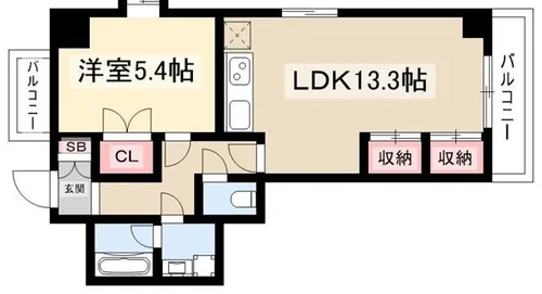 ITOH壱番館【901号室】の間取り