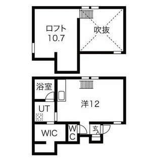 コレクション名城公園【103号室】の間取り
