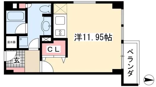 ミュプレ矢場町【0601号室】の間取り