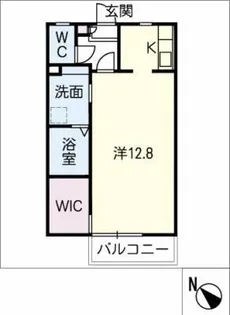 クラウン青山【1階】の間取り