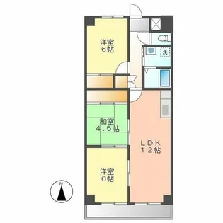 レジデンスアイズ【3階】の間取り