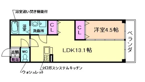 Bellino【2階】の間取り