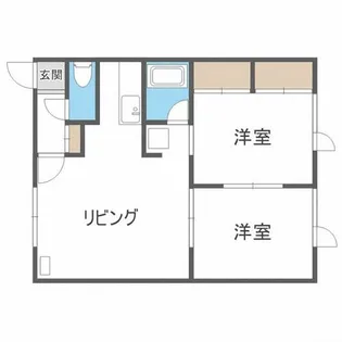 パレ・ド・フルサワ【2階】の間取り