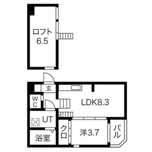 愛知県名古屋市南区中江1丁目【アパート】の間取り