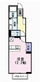 クレメント・ユニティ【1階】の間取り