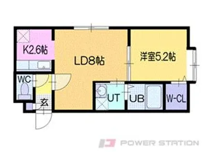 fluentnorth・side(フルエントノースサイド)【2階】の間取り