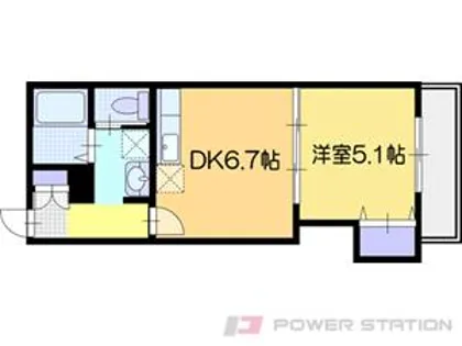 ベルコート文京台【2階】の間取り
