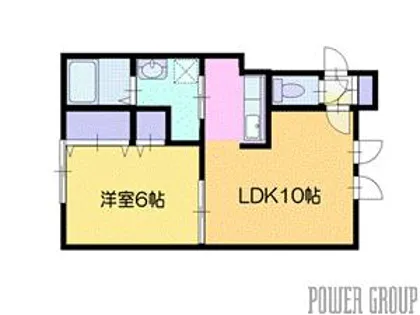 アビエス文京台【1階】の間取り