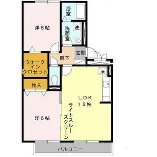 フラワーメゾン B棟【2階】の間取り
