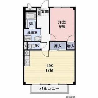 Surplus野菊【202号室】の間取り