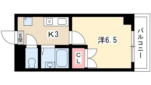 ドミトリー518【305号室】の間取り