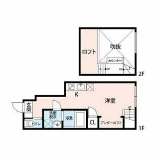 Blanc Rouge(ブランルージュ)【1階】の間取り